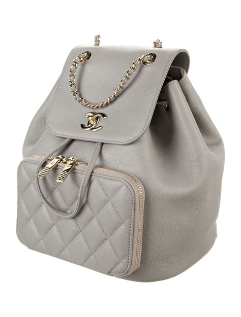 chanel business affinity grey|Chanel business affinity backpack price.